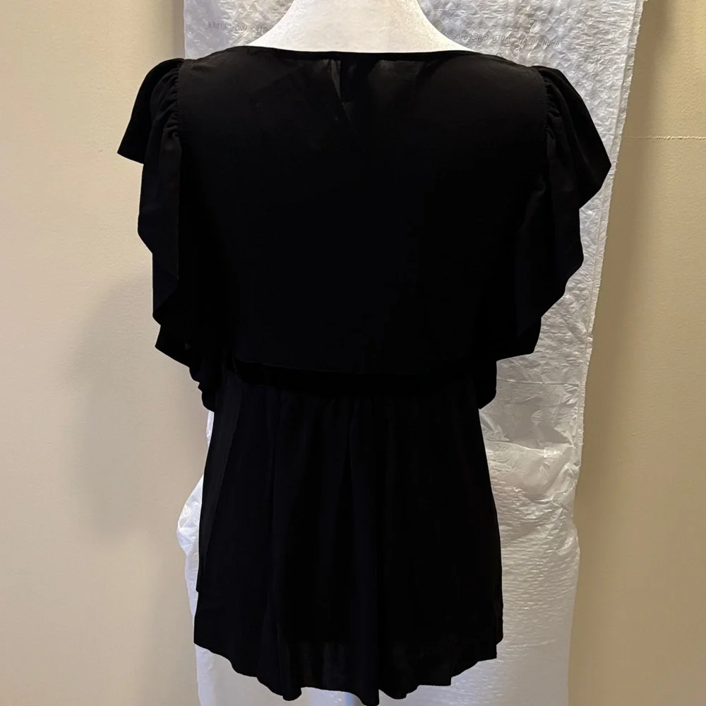 RED Valentino Black Lace Top - Size Medium - Picture 6 of 12